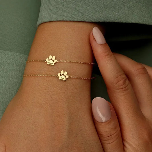 Bracelet Patoune™ personnalisé – Son prénom toujours avec vous