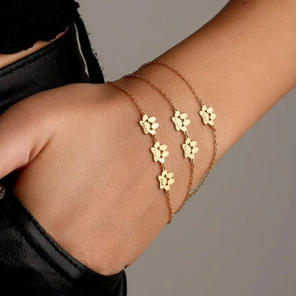 Bracelet Patoune™ personnalisé – Son prénom toujours avec vous