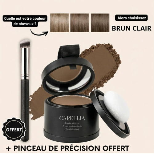Capellia™ La solution instantanée pour cacher les racines grises