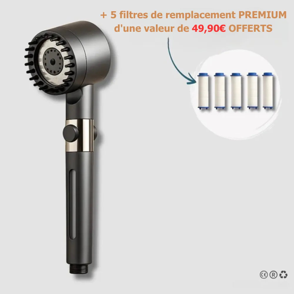 Pommeau de douche HydroSoft™