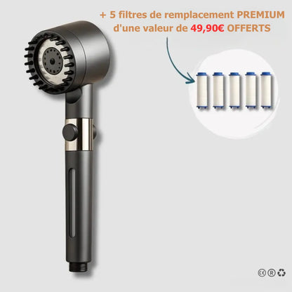 Pommeau de douche HydroSoft™