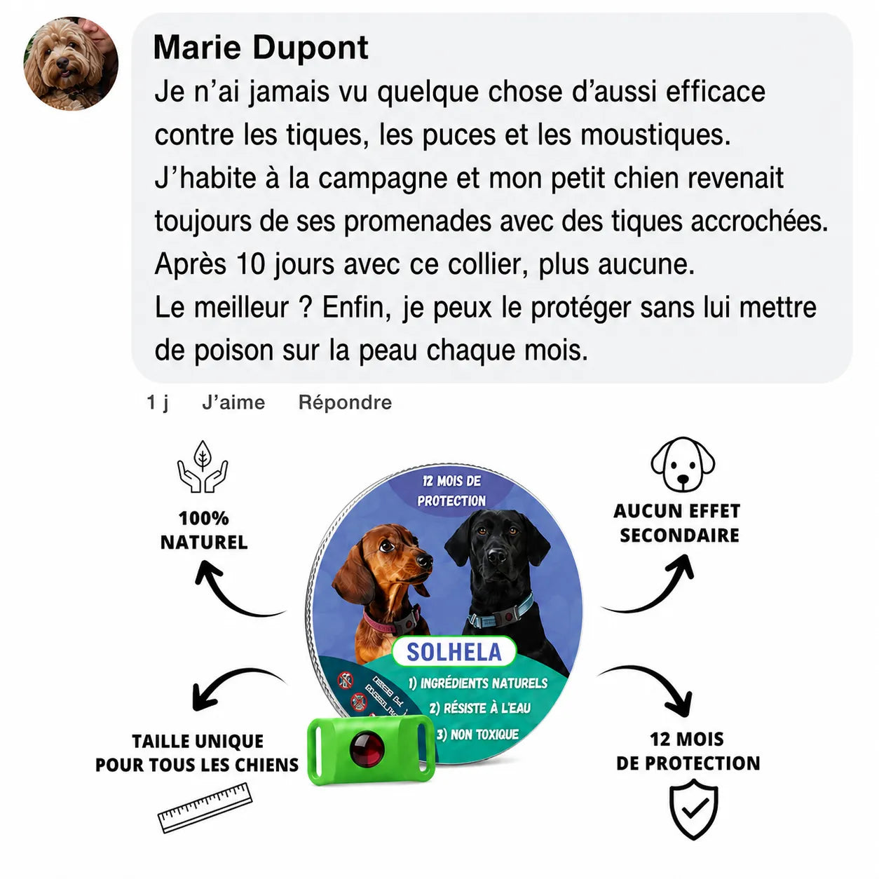 Diffuseur anti puces et tiques 100% naturel