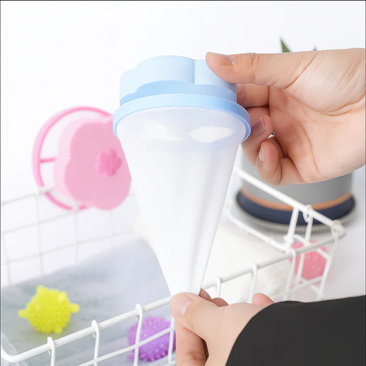 4 Capsules Attrape-Poils pour Machine à Laver