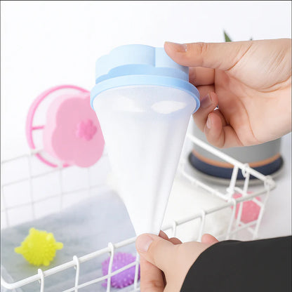 4 Capsules Attrape-Poils pour Machine à Laver