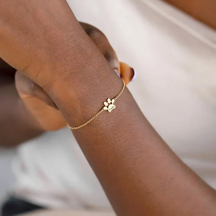 Bracelet Patoune™ personnalisé – Son prénom toujours avec vous