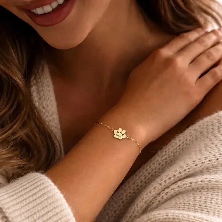 Bracelet Patoune™ personnalisé – Son prénom toujours avec vous