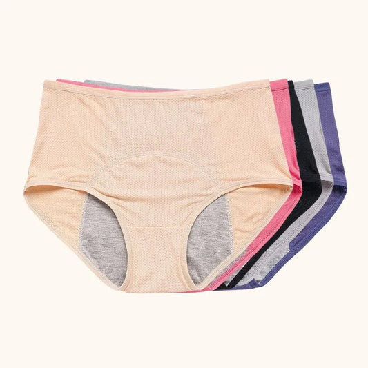 Culottes SERENA™ anti-fuites et soutien du plancher pelvien - Lot de 5 (2 achetées + 3 offertes)
