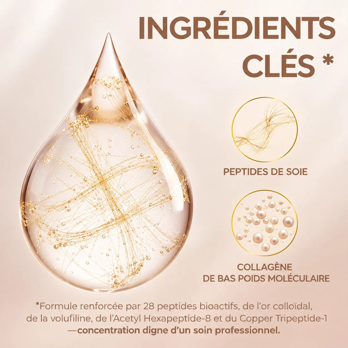 BioVelys™ – Ampoule Deep Collagène - Sérum coréen, effet tenseur dès la première application