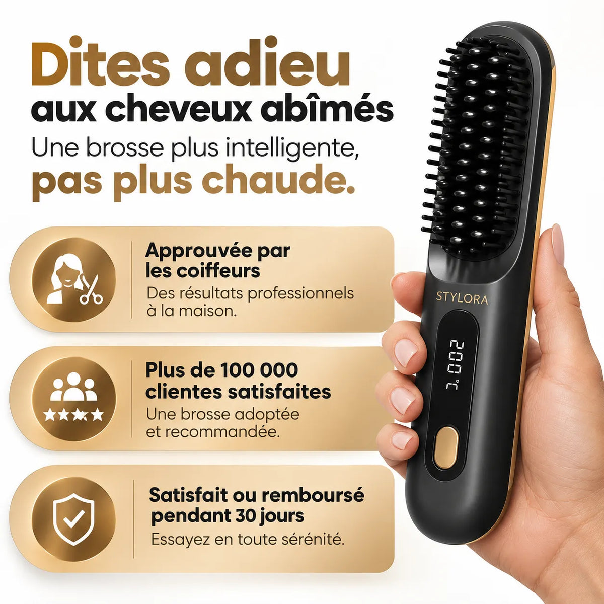 NEW Stylora MAX cordless heated brush for only €10 more