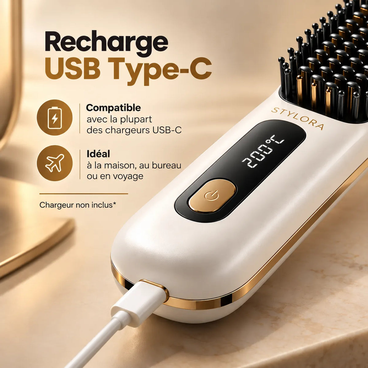 NEW Stylora MAX cordless heated brush for only €10 more
