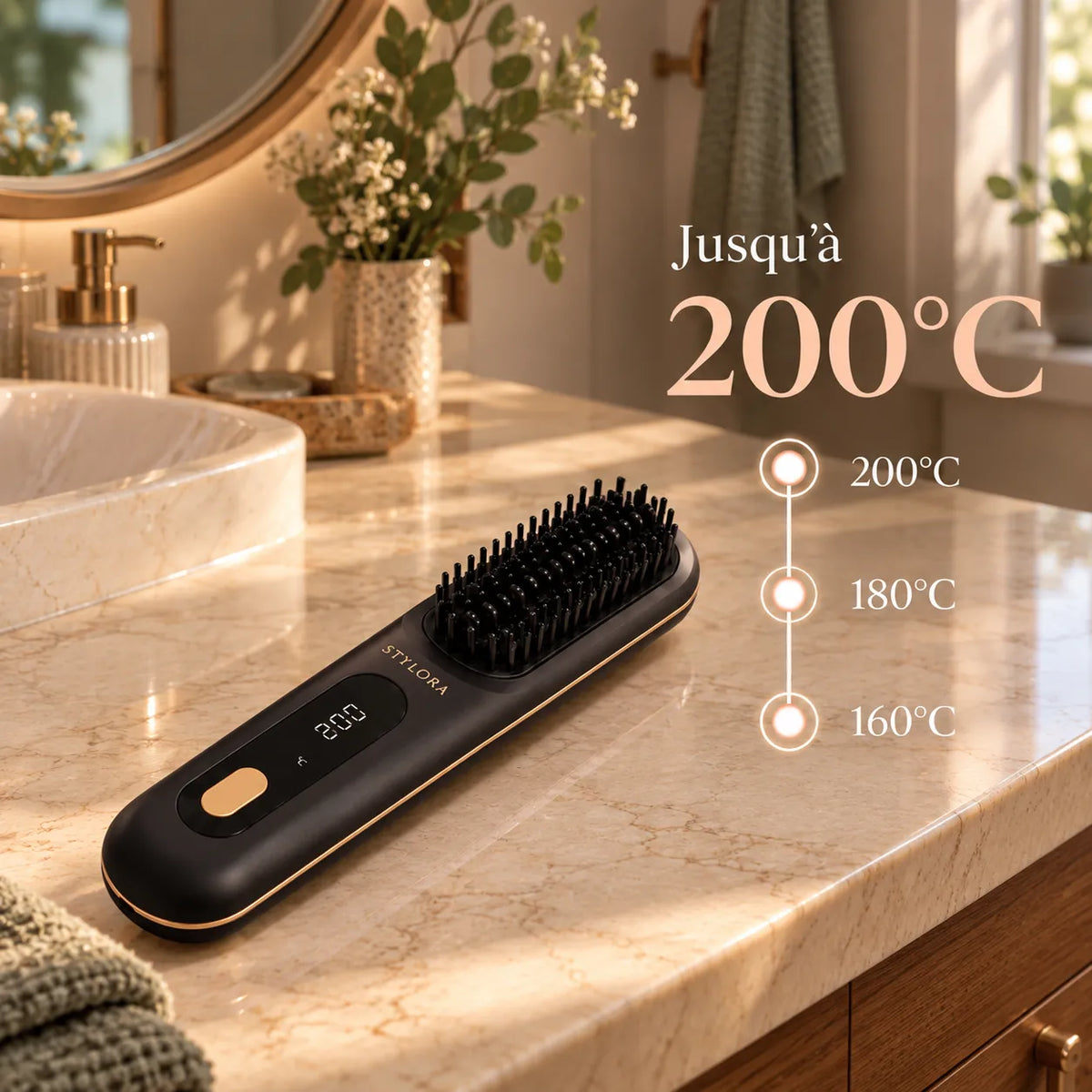 NEW Stylora MAX cordless heated brush for only €10 more