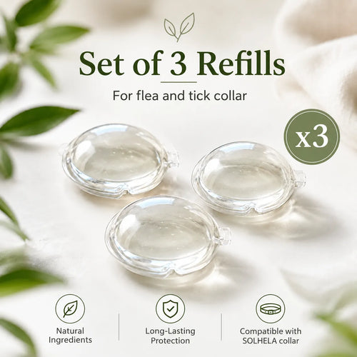 Refills for anti-tick and chip diffuser - Set of 3 to extend natural protection