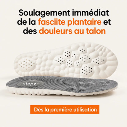 STEPX - Semelles orthopédiques pour soulager les douleurs au talon et la fasciite plantaire