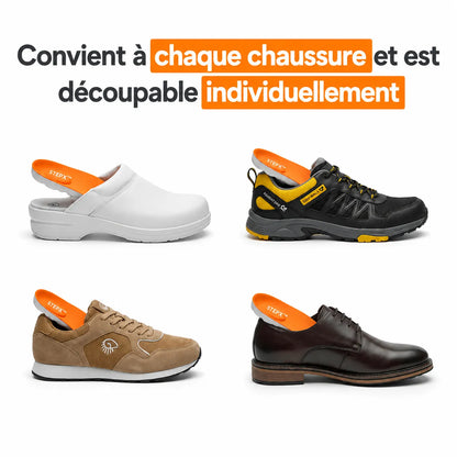 STEPX - Semelles orthopédiques pour soulager les douleurs au talon et la fasciite plantaire