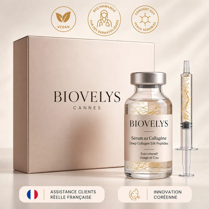 BioVelys™ – Ampoule Deep Collagène - Sérum coréen, effet tenseur dès la première application